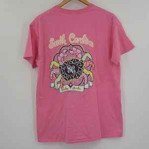 Carolina Girls Crab Pink T-shirt